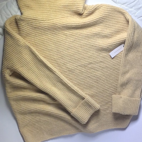 ANTHROPOLOGY Pilcro Luna Pointelle Ivory Knit Sweater - Picture 6 of 15